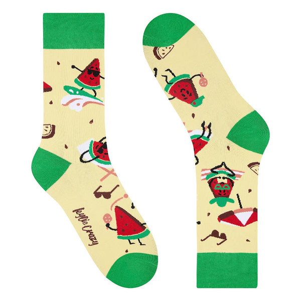 Beach Watermelon Socks