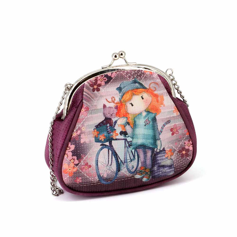 Sac à Bandoulière Retro Chaîne Grand Forever Ninette « Bicycle »
