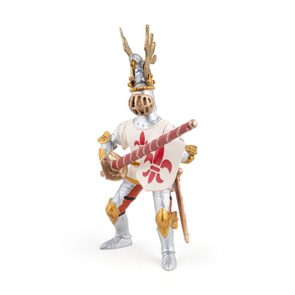 Figurine Chevalier blanc fleur de lys Papo - personnage médiéval