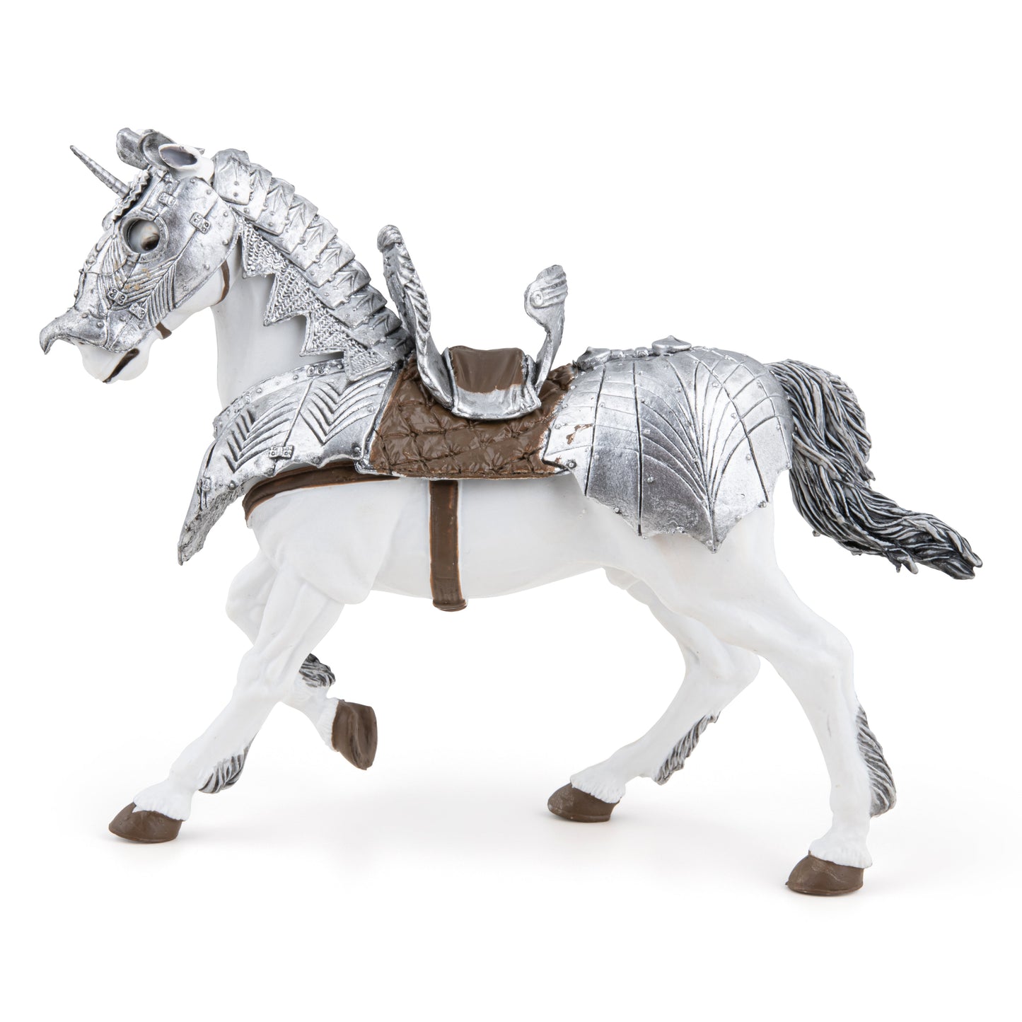 Figurine Cheval en armure Papo - personnage médiéval