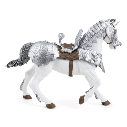 Figurine Cheval en armure Papo - personnage médiéval