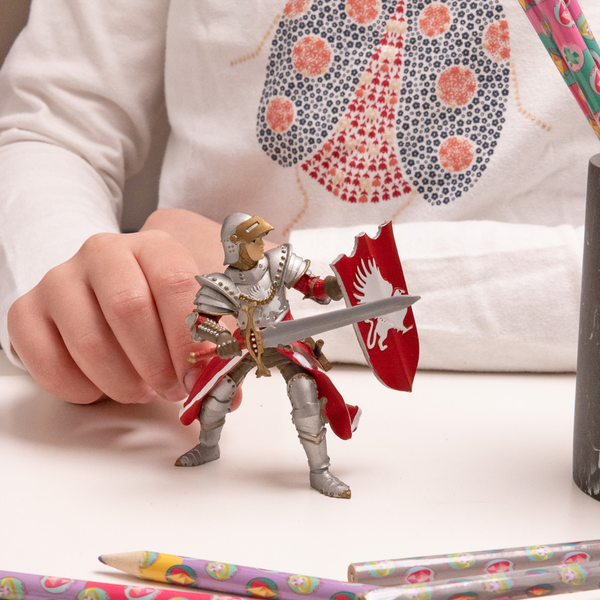 Figurine Chevalier griffon Papo - personnage médiéval