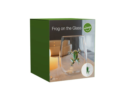 Glass Frog Figurine