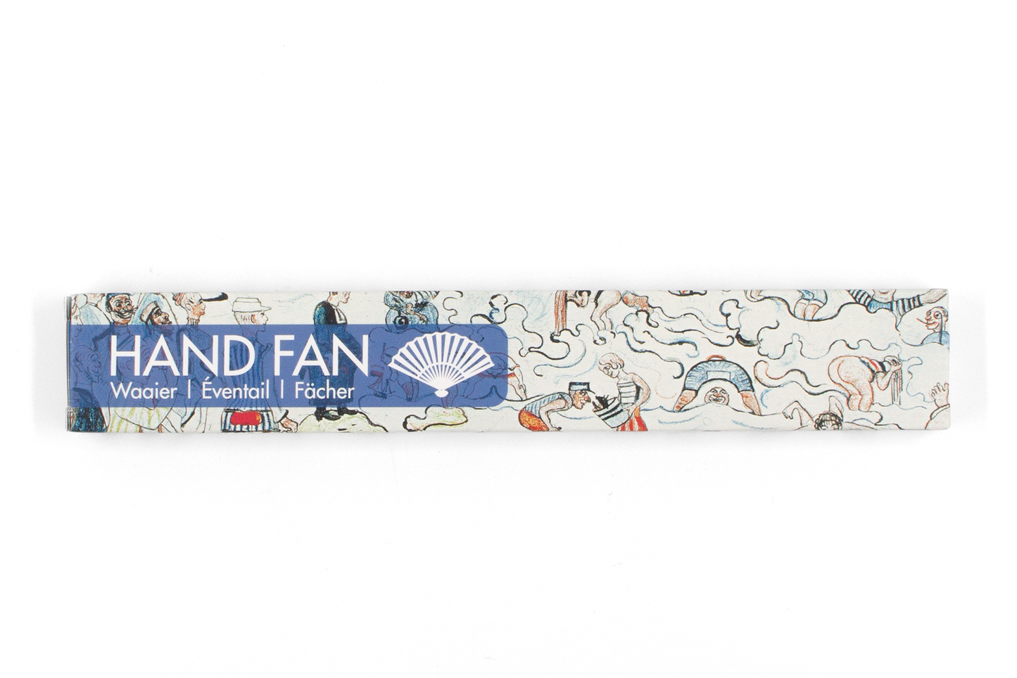 Hand fan, James Ensor The Baths at Ostend