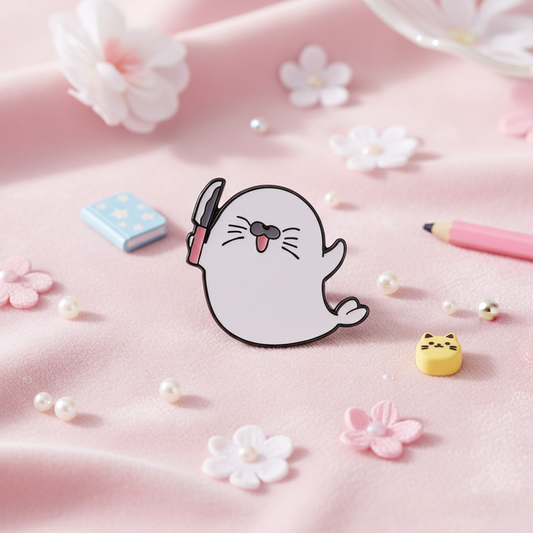 Pin's Bébé Phoque avec Couteau