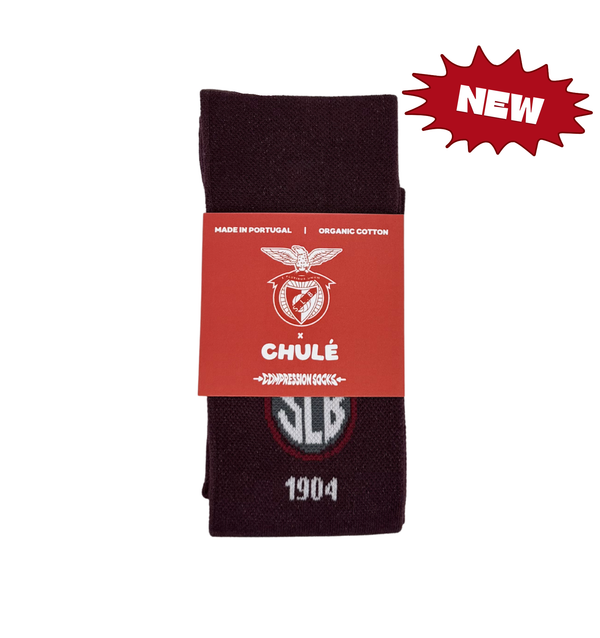 Chaussettes de Compression SL Benfica « 1904 » – Bordeaux - Chulé