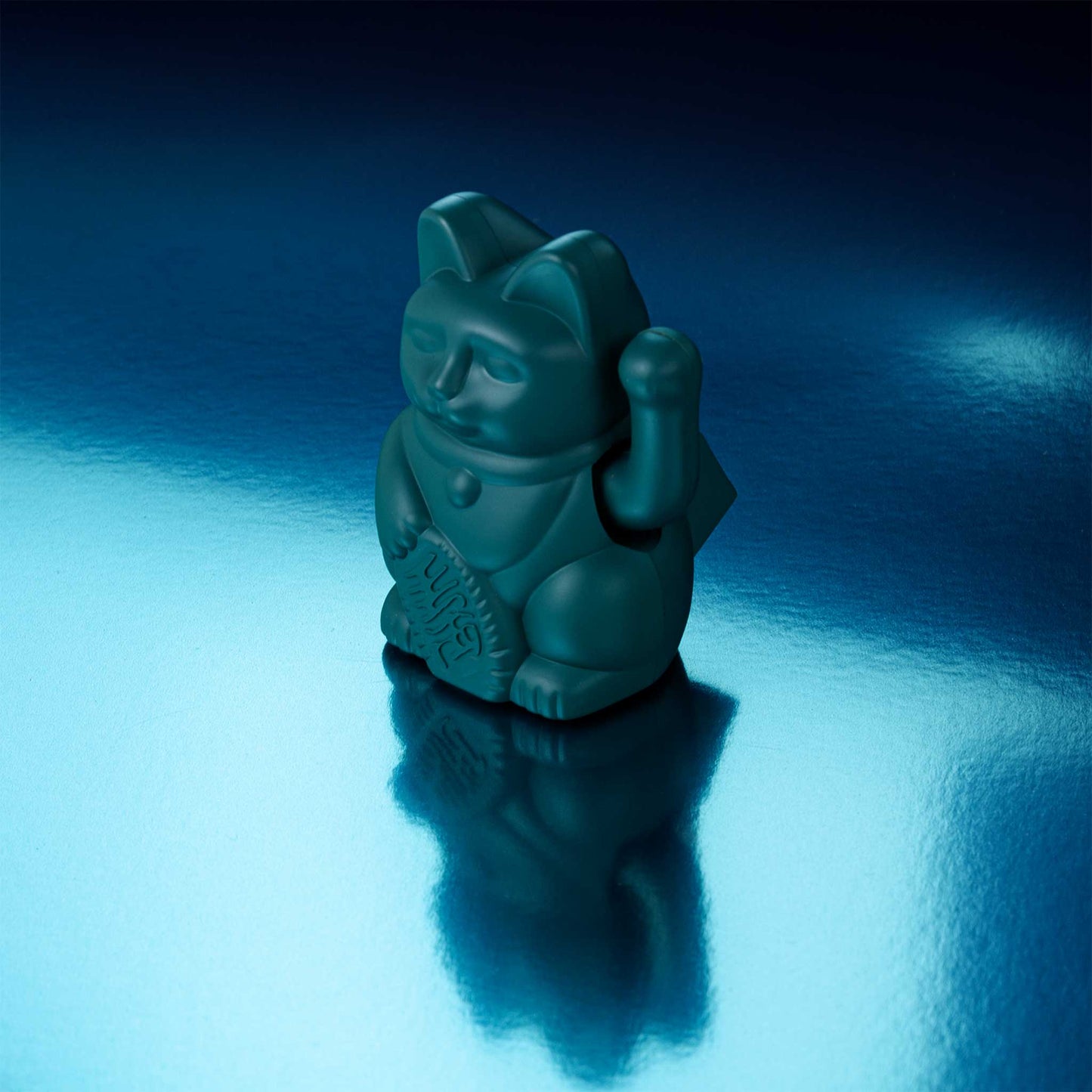 Mini Chat Chanceux Vert Solaire