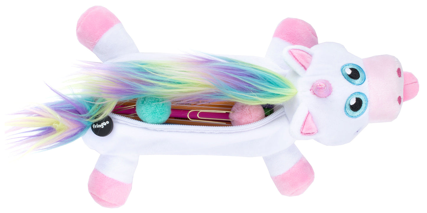 Arc-en-ciel licorne blanc Trousse scolaire