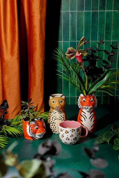 Leopard Vase