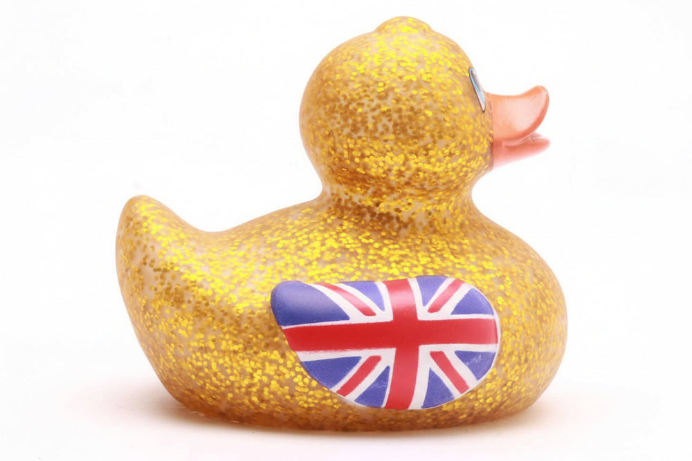 Canard Union Jack - Or Pailleté