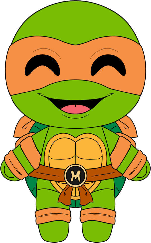 Chibi Michelangelo Plush (9in)