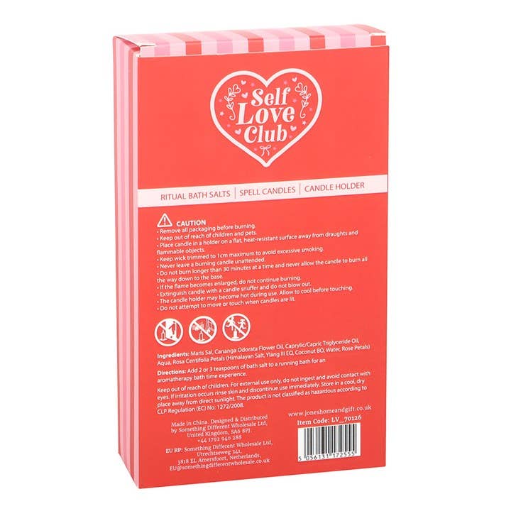 Kit de Bain Rituel de la Saint-Valentin du Club de l'Amour de Soi