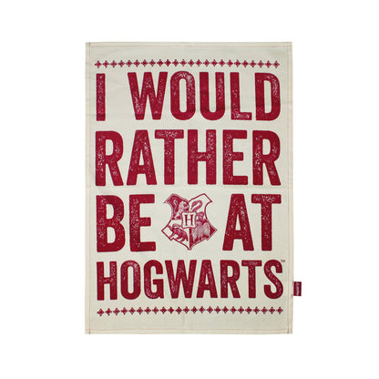 Torchon Harry Potter - Je préférerais être à Poudlard