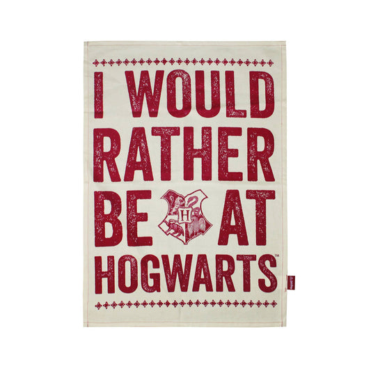 Harry Potter Rather Be Recycled Cotton Tea Towel