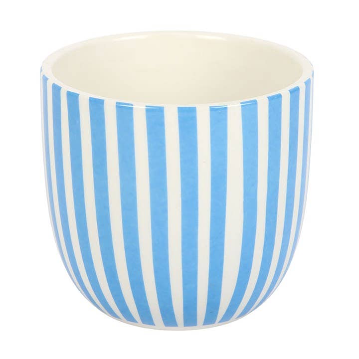 "La Dolce Vita" Blue Striped Pot