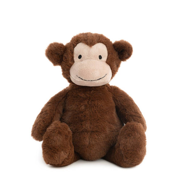 Soft brown monkey plush toy