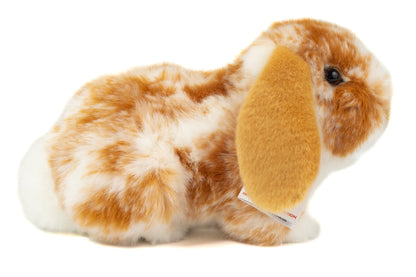 Peluche Lapin bélier beige clair et blanc