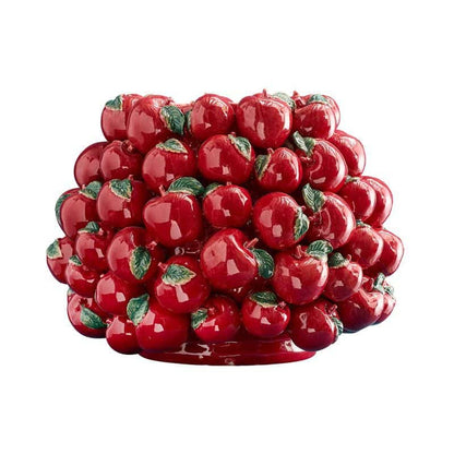Apple Vase, Red Stoneware, 42 x 42 x 32 cm