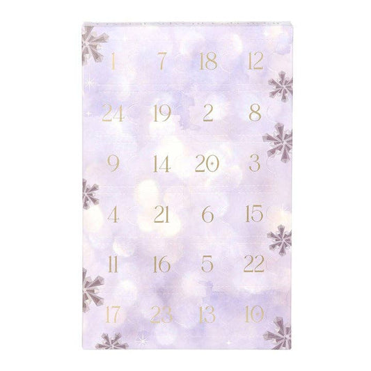 24-Day Crystal Christmas Advent Calendar with Gemstones