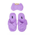 Chaussons et Masque de Nuit - Violet