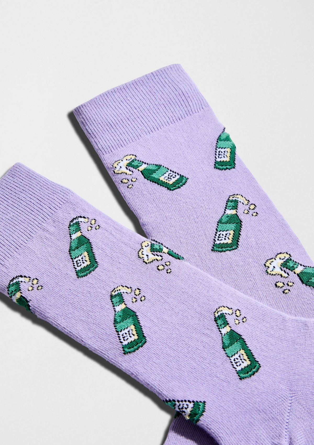 BeBeer Mauve - Chaussettes 100 % coton biologique