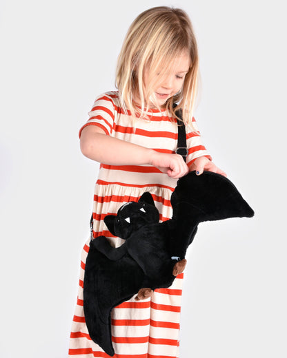 Bat bag with 2 pockets and adjustable 50 cm shoulder strap