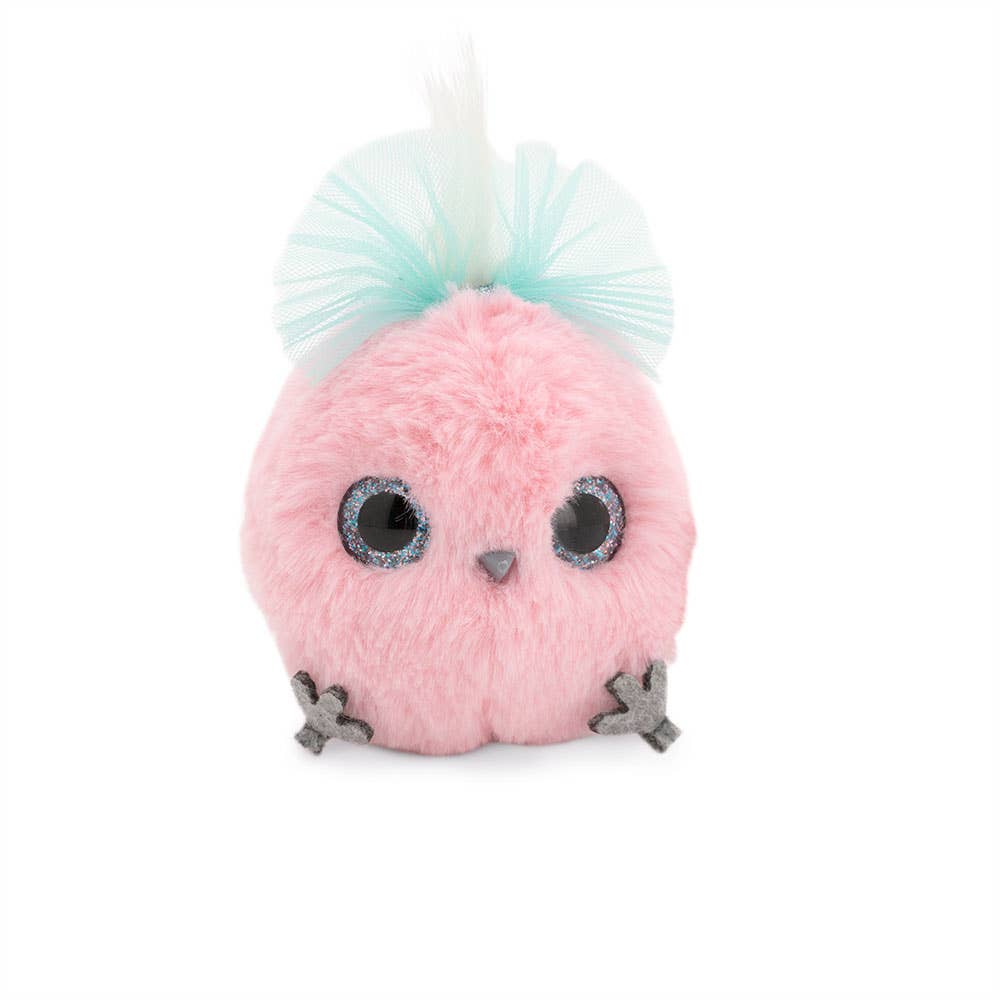 Whozie plush pendant with bow, 8 cm