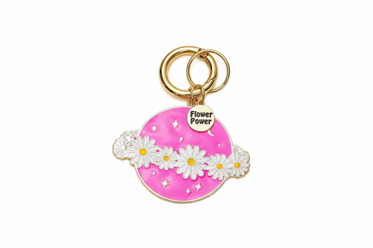 Planet Flower "Flower Power" Keychain