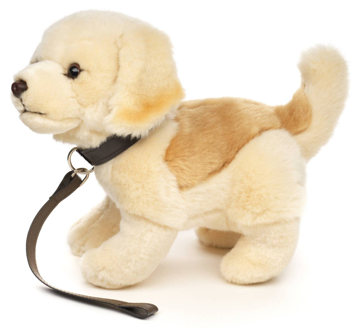 Peluche chiot golden retriever debout