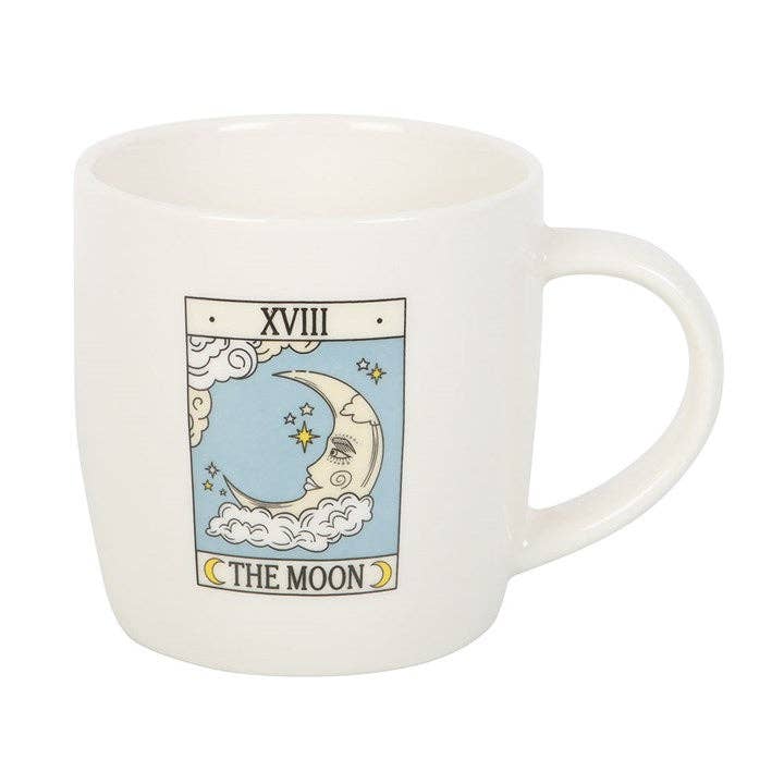 Tasse vintage carte de tarot La Lune