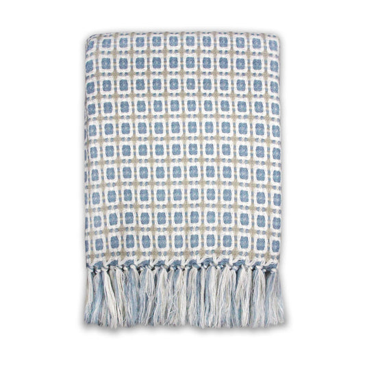Anni powder blue throw – 125 x 150 cm