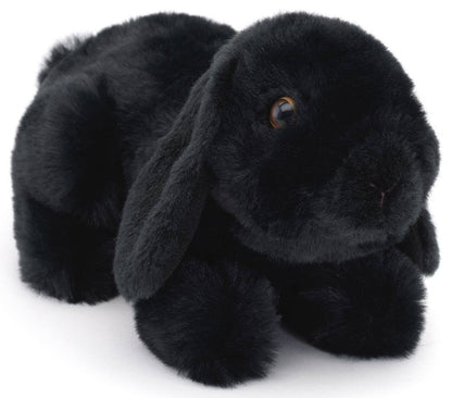 Lop-eared Rabbit Plush, lying (black)