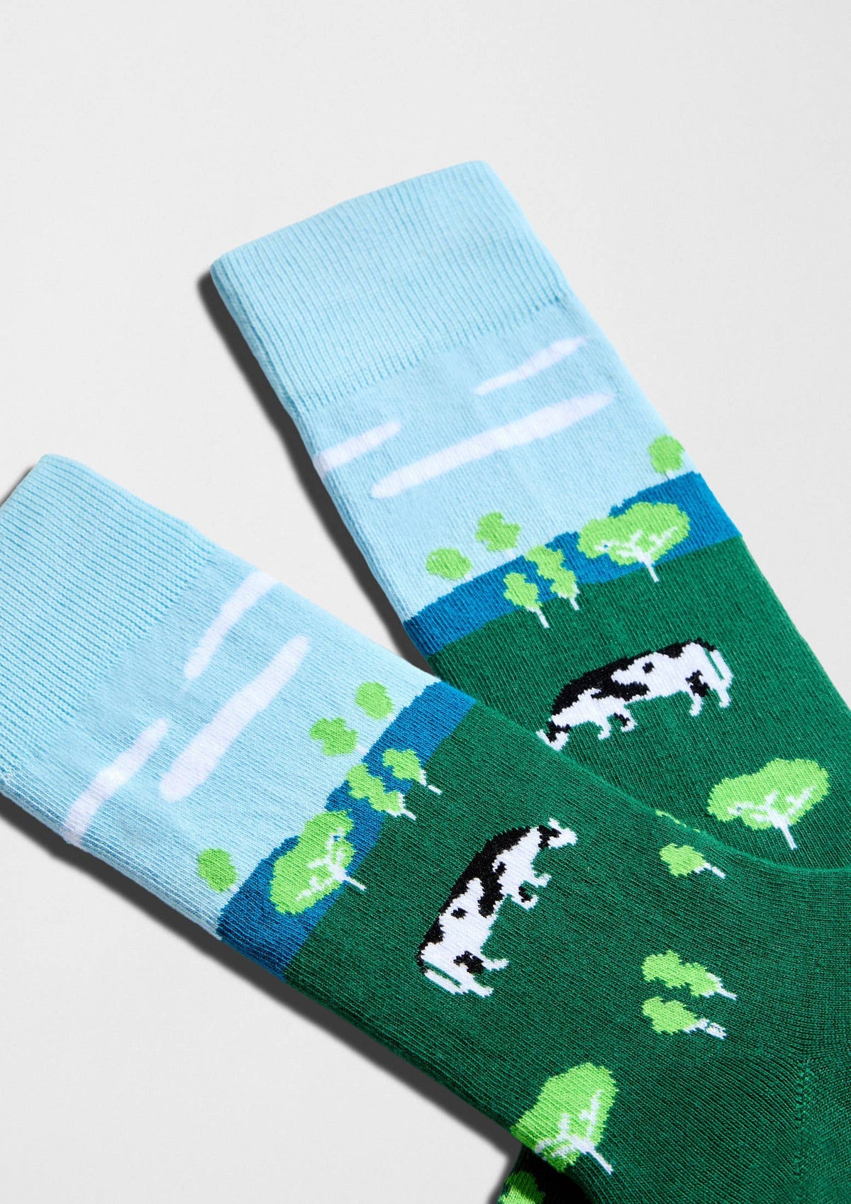 BeFarm - Chaussettes 100 % coton biologique: Vert / 36/40