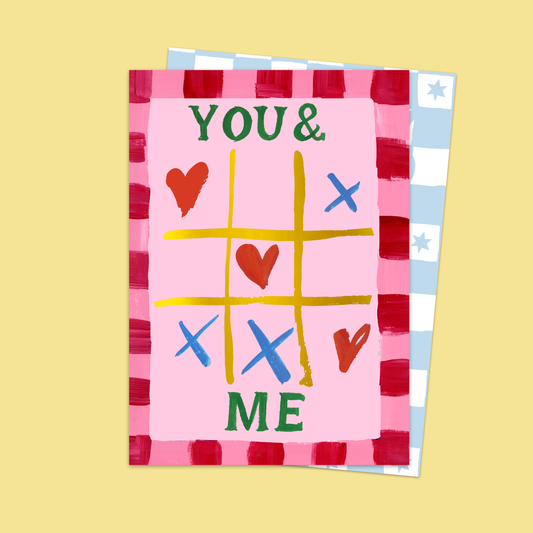 You &amp; Me Love &amp; Kisses Playing Card
