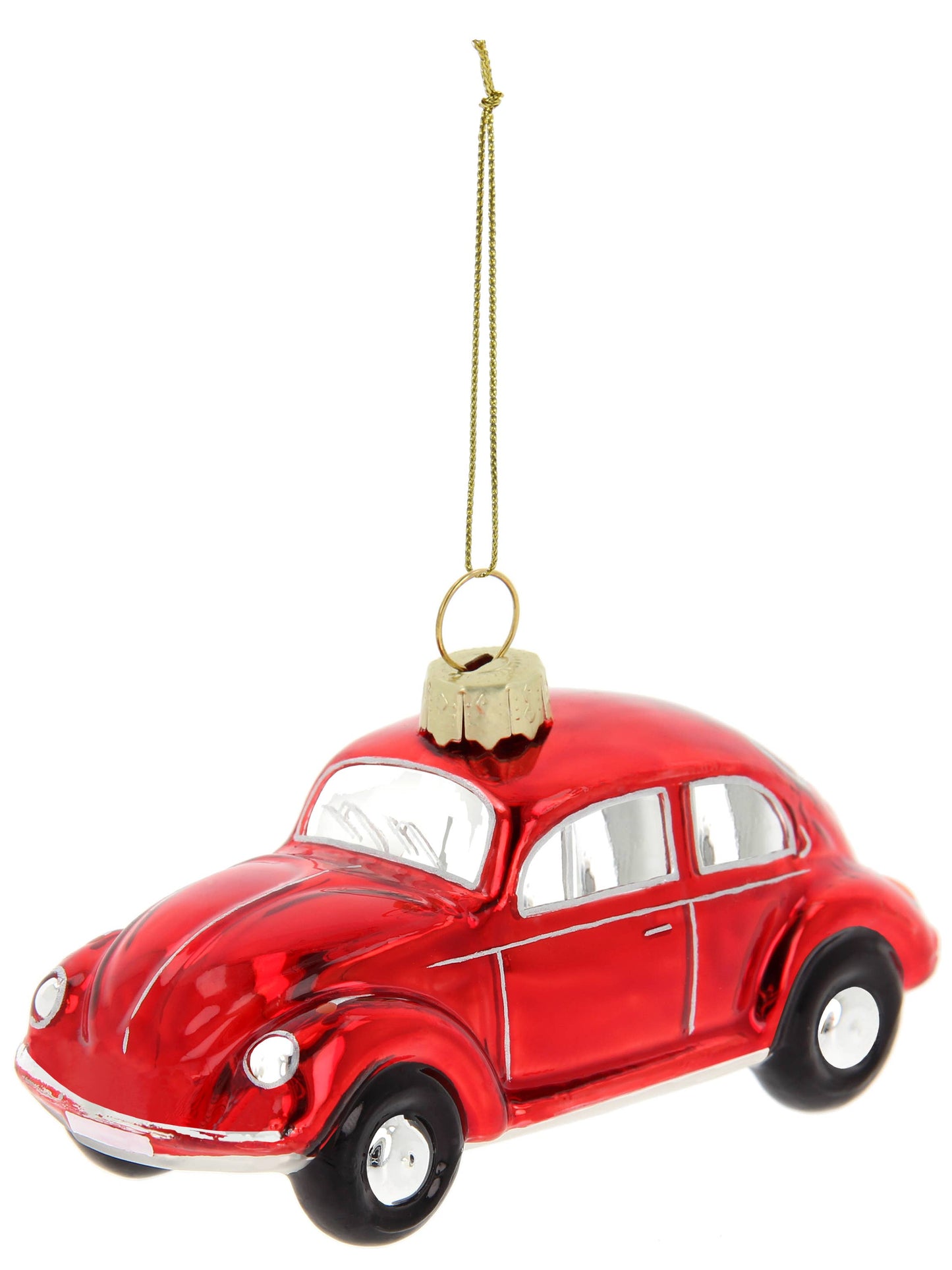 Red VW Beetle Christmas Decoration