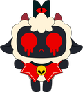 Portachiavi di peluche Possessed Lamb