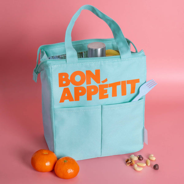 Sac Isotherme pour Déjeuner Bon Appétit Vert Menthe Helio Ferretti Vue 1