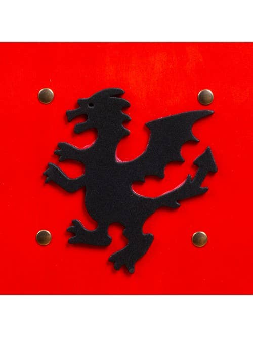 Red Kamelot Shield with Dragon L