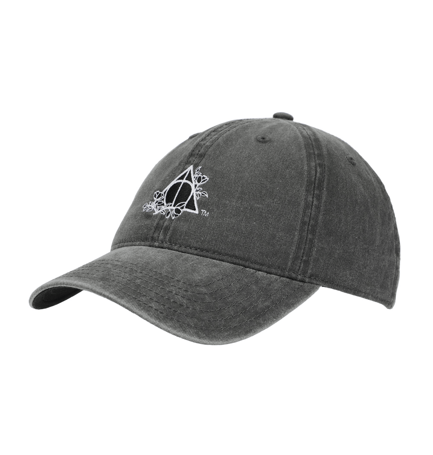 Casquette adulte Harry Potter Reliques de la Mort gris anthracite