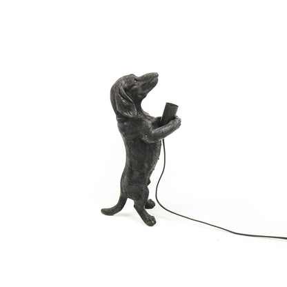 Dachshund Lamp - Black