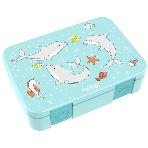 Lunch box with compartments, lightweight & leak-proof - Dolphin