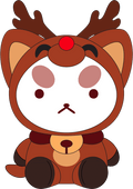 Peluche Reindeer Puppycat