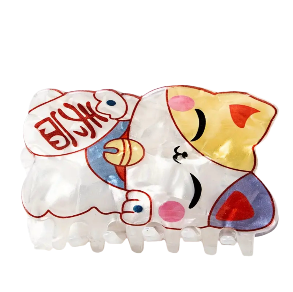 pince a cheveux chat chanceux