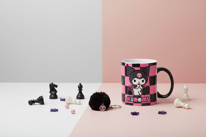 Sanrio-Tasse – Kuromi-Schachbrett
