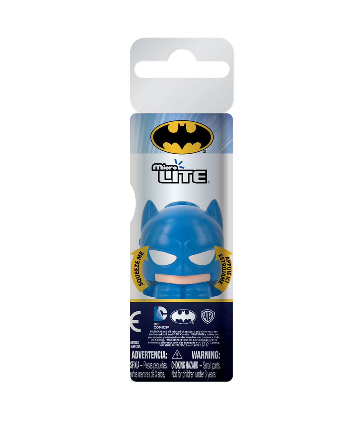 BATMAN MICROLITE IN TRANSPARENT PACKAGING 3.4X3.4X11.4 CM
