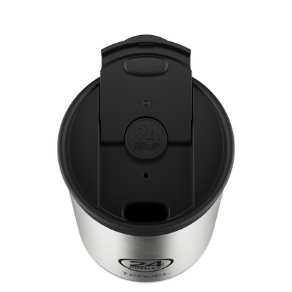 Travel Tumbler | Brushed Steel - 350 ml