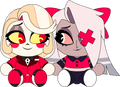 Peluche Valentine's Charlie & Vaggie