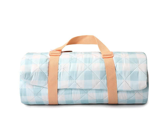 Apricot Striped Picnic Blanket