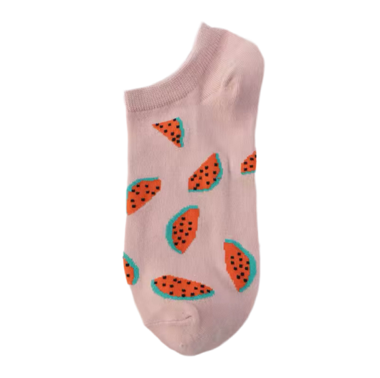 chaussettes courtes pommes 1