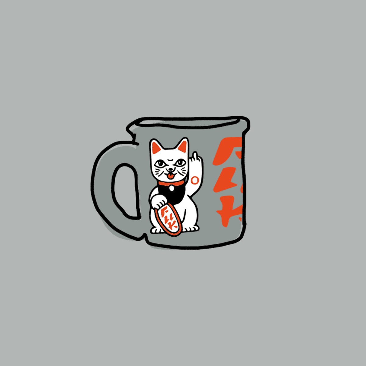Lucky Cat Mug "F**k You Neko"